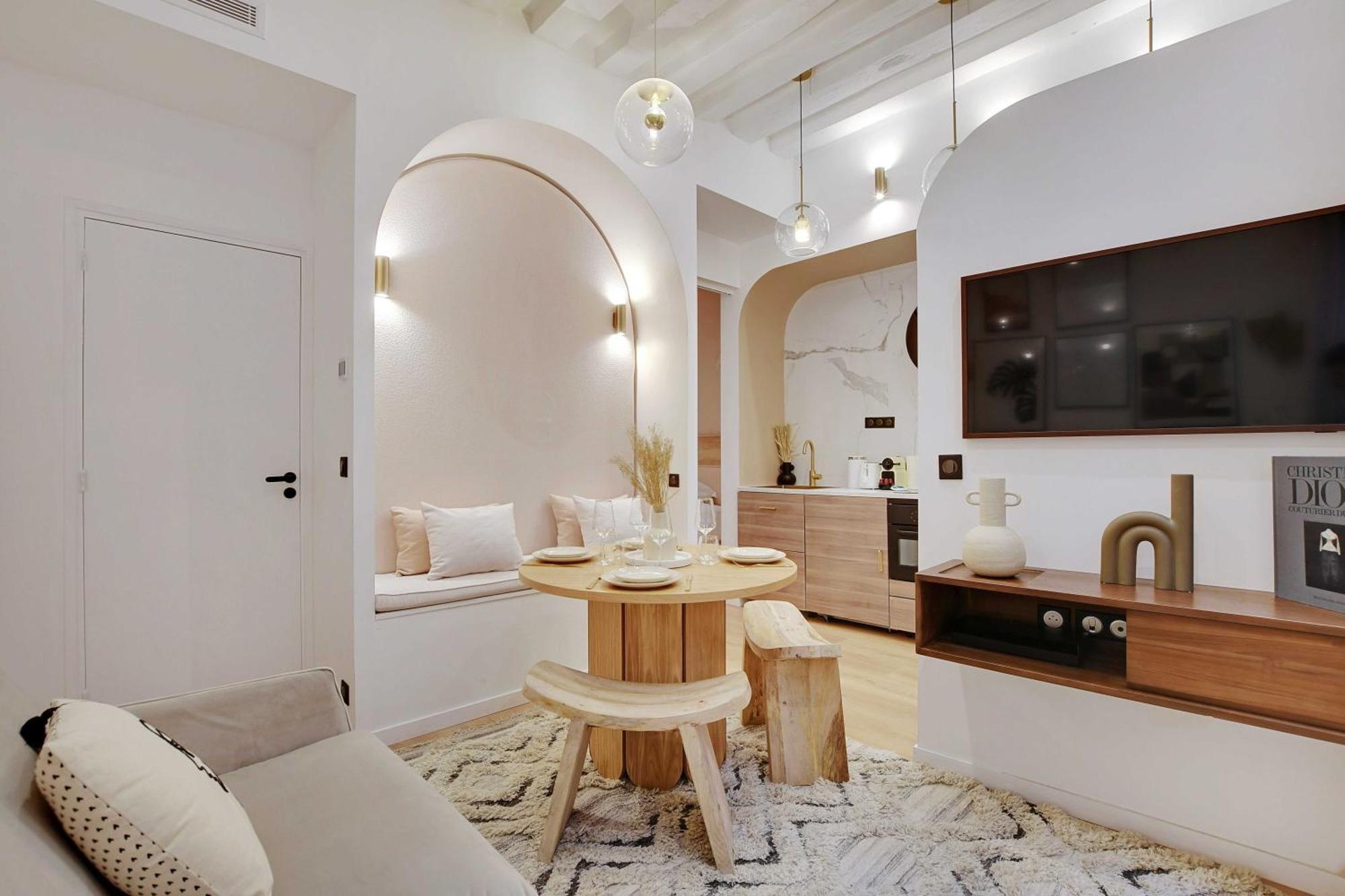 Appartamento Charming - 1br-4p - Ac - Marais Parigi